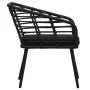 Garden chairs 2 units with black synthetic rattan cushions by vidaXL, Garden chairs - Ref: Foro24-48578, Price: 159,07 €, Dis...