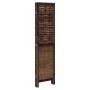Dark brown paulownia wood 5-panel separator screen by , Room dividers - Ref: Foro24-358709, Price: 128,28 €, Discount: %