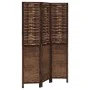 3-teiliges Trennsieb aus dunkelbraunem Paulownia-Holz von , Raumteiler - Ref: Foro24-358702, Preis: 92,87 €, Rabatt: %