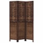 3-teiliges Trennsieb aus dunkelbraunem Paulownia-Holz von , Raumteiler - Ref: Foro24-358702, Preis: 116,54 €, Rabatt: %