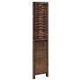 3-teiliges Trennsieb aus dunkelbraunem Paulownia-Holz von , Raumteiler - Ref: Foro24-358702, Preis: 116,54 €, Rabatt: %