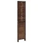 3-teiliges Trennsieb aus dunkelbraunem Paulownia-Holz von , Raumteiler - Ref: Foro24-358702, Preis: 92,87 €, Rabatt: %