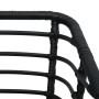 Gartenstühle 2 Einheiten mit schwarzen synthetischen Rattankissen von vidaXL, Gartenstühle - Ref: Foro24-48578, Preis: 159,94...