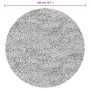 Modern high pile rug PAMPLONA black and cream Ø 200 cm by , Rugs - Ref: Foro24-375423, Price: 60,61 €, Discount: %
