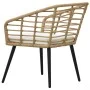 Garden chairs 2 units with oak-colored synthetic rattan cushions by vidaXL, Garden chairs - Ref: Foro24-48576, Price: 167,96 ...