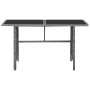 5-teiliges Garten-Essset und graue synthetische Rattankissen von vidaXL, Gartensets - Ref: Foro24-46115, Preis: 907,26 €, Rab...