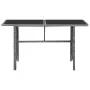 Set de comedor de jardín 5 pzas y cojines ratán sintético gris de vidaXL, Conjuntos de jardín - Ref: Foro24-46115, Precio: 89...