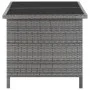 Set de comedor de jardín 5 pzas y cojines ratán sintético gris de vidaXL, Conjuntos de jardín - Ref: Foro24-46115, Precio: 89...