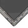 Set de comedor de jardín 5 pzas y cojines ratán sintético gris de vidaXL, Conjuntos de jardín - Ref: Foro24-46115, Precio: 89...