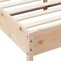 Estructura de cama con cabecero madera maciza pino 160x200 cm de , Camas y somieres - Ref: Foro24-3216363, Precio: 169,27 €, ...
