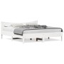 Estructura cama cabecero madera maciza pino blanco 180x200 cm de , Camas y somieres - Ref: Foro24-3216361, Precio: 211,16 €, ...