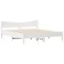 Estructura cama cabecero madera maciza pino blanco 180x200 cm de , Camas y somieres - Ref: Foro24-3216361, Precio: 208,53 €, ...