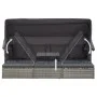 Garden sunbed with gray synthetic rattan roof by vidaXL, Outdoor beds - Ref: Foro24-46158, Price: 535,67 €, Discount: %