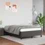 Gray synthetic leather bed frame 120x190 cm by , Beds and slatted bases - Ref: Foro24-379526, Price: 89,32 €, Discount: %