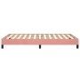 Estructura de cama terciopelo rosa 120x190 cm de , Camas y somieres - Ref: Foro24-379507, Precio: 88,96 €, Descuento: %