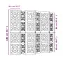 Divider screen 6 panels solid Paulownia wood brown black by , Room dividers - Ref: Foro24-358810, Price: 168,09 €, Discount: %