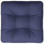 Navy blue fabric pallet sofa cushion 60x60x12 cm by , Cushions for chairs and sofas - Ref: Foro24-377851, Price: 27,03 €, Dis...