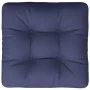 Navy blue fabric pallet sofa cushion 60x60x12 cm by , Cushions for chairs and sofas - Ref: Foro24-377851, Price: 25,46 €, Dis...