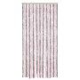 Silbergrauer und rosafarbener Chenille-Fliegenvorhang, 90 x 200 cm von , Moskitonetze für Fenster - Ref: Foro24-377362, Preis...