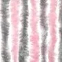 Silver gray and pink chenille fly curtain 90x200 cm by , Mosquito nets for windows - Ref: Foro24-377362, Price: 58,61 €, Disc...