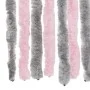 Silver gray and pink chenille fly curtain 90x200 cm by , Mosquito nets for windows - Ref: Foro24-377362, Price: 58,61 €, Disc...