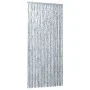 White and gray chenille fly curtain 100x230 cm by , Mosquito nets for windows - Ref: Foro24-377376, Price: 67,31 €, Discount: %