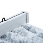 Cortina antimoscas chenilla blanco y gris 100x230 cm de , Mosquiteras para ventanas - Ref: Foro24-377376, Precio: 67,25 €, De...