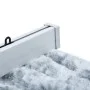 White and gray chenille fly curtain 100x230 cm by , Mosquito nets for windows - Ref: Foro24-377376, Price: 67,31 €, Discount: %