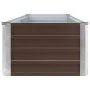 Arriate de jardín de acero galvanizado marrón 320x40x45 cm de vidaXL, Maceteros y jardineras - Ref: Foro24-47054, Precio: 73,...