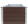 Arriate de jardín de acero galvanizado marrón 320x40x45 cm de vidaXL, Maceteros y jardineras - Ref: Foro24-47054, Precio: 66,...