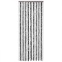 Grauer und weißer Chenille-Fliegenvorhang, 100 x 200 cm von , Moskitonetze für Fenster - Ref: Foro24-377369, Preis: 55,01 €, ...
