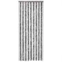 Gray and white chenille fly curtain 100x200 cm by , Mosquito nets for windows - Ref: Foro24-377369, Price: 63,85 €, Discount: %