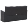 6-teiliges Gartenmöbel-Set und Kissen Kunstrattan schwarz von vidaXL, Gartensets - Ref: Foro24-46094, Preis: 596,20 €, Rabatt: %
