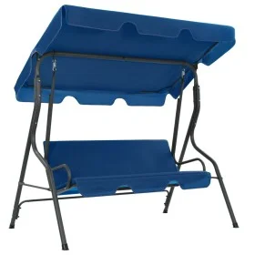 Gartenschaukelbank dunkelblauer Stoff 170x110x153 cm von vidaXL, Gartenwippen - Ref: Foro24-48557, Preis: 158,78 €, Rabatt: %
