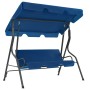 Garden swing bench dark blue fabric 170x110x153 cm by vidaXL, Garden rockers - Ref: Foro24-48557, Price: 162,22 €, Discount: %