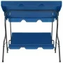 Banco columpio de jardín tela azul oscuro 170x110x153 cm de vidaXL, Balancines de jardín - Ref: Foro24-48557, Precio: 158,78 ...