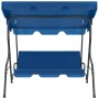 Garden swing bench dark blue fabric 170x110x153 cm by vidaXL, Garden rockers - Ref: Foro24-48557, Price: 162,22 €, Discount: %