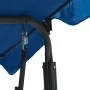 Banco columpio de jardín tela azul oscuro 170x110x153 cm de vidaXL, Balancines de jardín - Ref: Foro24-48557, Precio: 158,78 ...