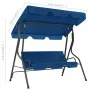 Gartenschaukelbank dunkelblauer Stoff 170x110x153 cm von vidaXL, Gartenwippen - Ref: Foro24-48557, Preis: 158,78 €, Rabatt: %