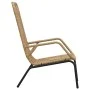 Silla de jardín ratán sintético marrón claro de vidaXL, Sillas de jardín - Ref: Foro24-48580, Precio: 209,58 €, Descuento: %