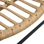 Silla de jardín ratán sintético marrón claro de vidaXL, Sillas de jardín - Ref: Foro24-48580, Precio: 209,58 €, Descuento: %
