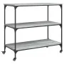 Sonoma grauer Küchenwagen aus Holzwerkstoff, 102 x 50 x 95 cm von , Küchen- und Speisewagen - Ref: Foro24-842324, Preis: 83,7...