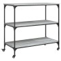 Sonoma grauer Küchenwagen aus Holzwerkstoff, 102 x 50 x 95 cm von , Küchen- und Speisewagen - Ref: Foro24-842324, Preis: 84,7...