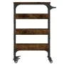 Carrito de cocina madera ingeniería roble ahumado 53x20x76 cm de , Carros de cocina y comedor - Ref: Foro24-842353, Precio: 5...