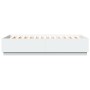 White engineered wood bed frame with LED 150x200 cm by , Beds and slatted bases - Ref: Foro24-3209604, Price: 178,91 €, Disco...