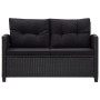 6-piece garden sofa set with black synthetic rattan cushions by vidaXL, Outdoor sofas - Ref: Foro24-46151, Price: 489,55 €, D...