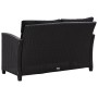 6-piece garden sofa set with black synthetic rattan cushions by vidaXL, Outdoor sofas - Ref: Foro24-46151, Price: 489,55 €, D...