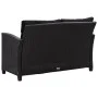 Set aus 6-teiligen Gartensofas und Kissen Kunstrattan schwarz von vidaXL, Outdoor-Sofas - Ref: Foro24-46151, Preis: 532,41 €,...