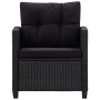 6-piece garden sofa set with black synthetic rattan cushions by vidaXL, Outdoor sofas - Ref: Foro24-46151, Price: 489,55 €, D...