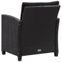 6-piece garden sofa set with black synthetic rattan cushions by vidaXL, Outdoor sofas - Ref: Foro24-46151, Price: 489,55 €, D...